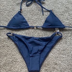 Blue Ring Bikini Set